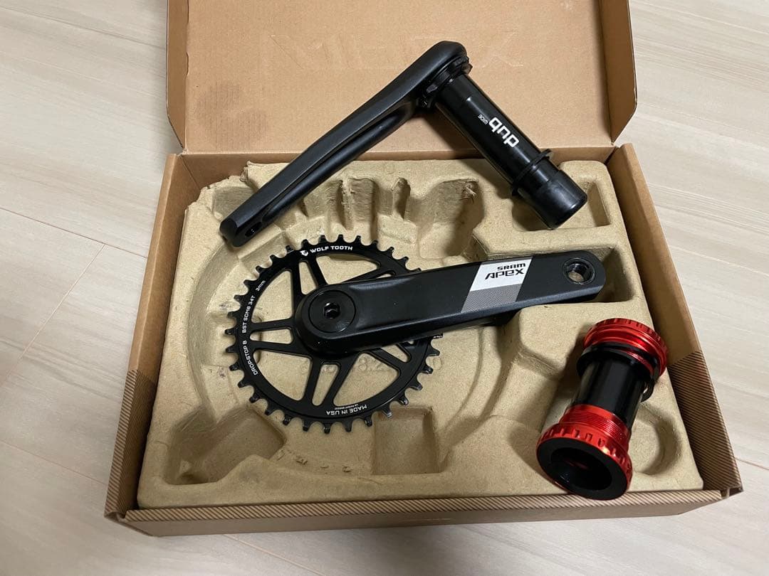 パーツ SRAM Apex DUB Wide 160mm 34t wolftooth