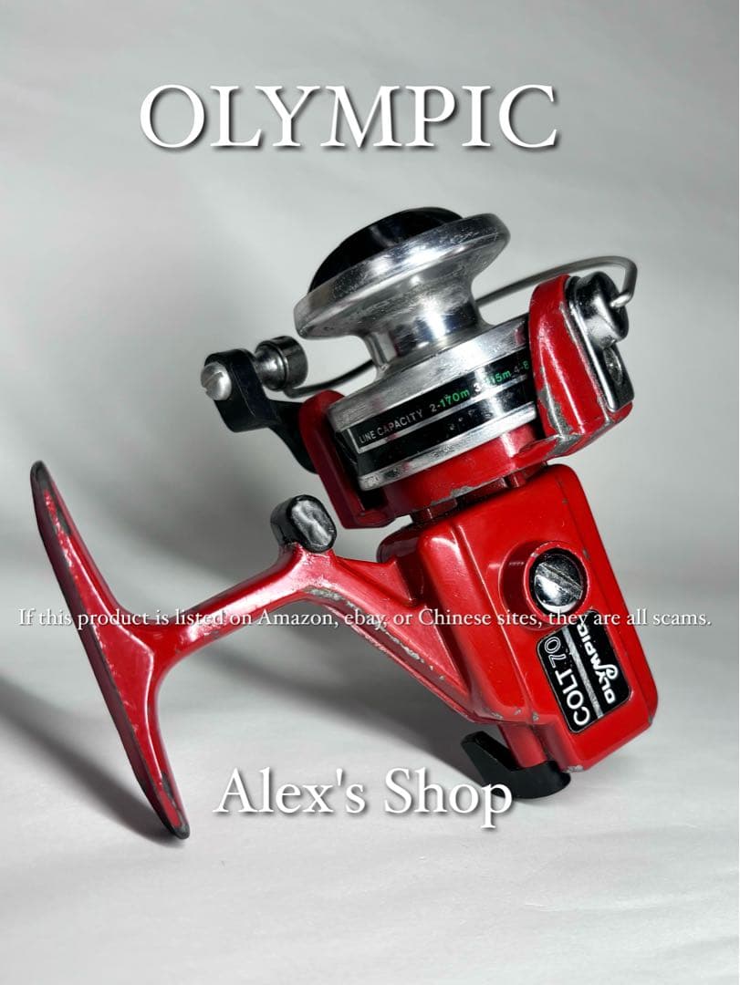 整備済みオリムピック ヴィンテージ スモールスピニングリール 2個セット