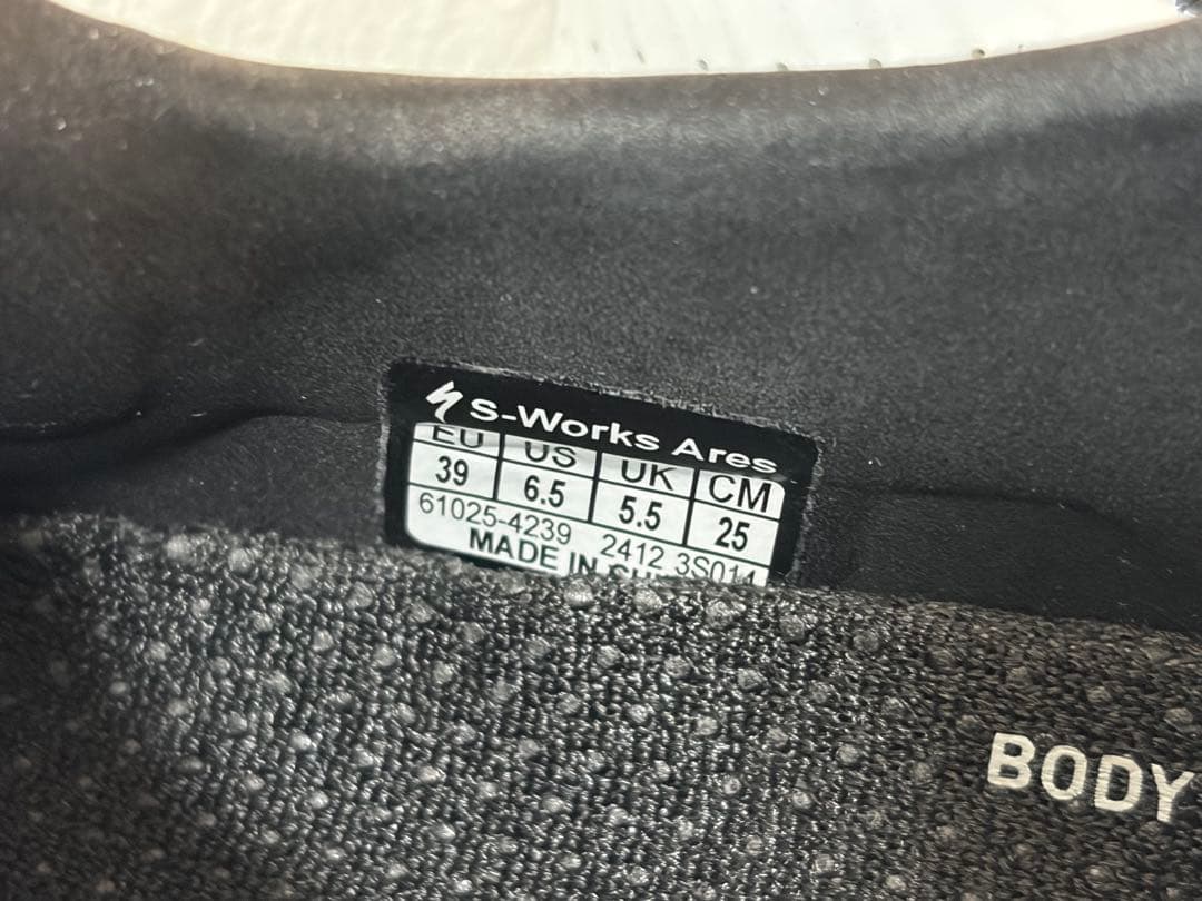 S-WORKS ARES 2 チームホワイト 39サイズ
