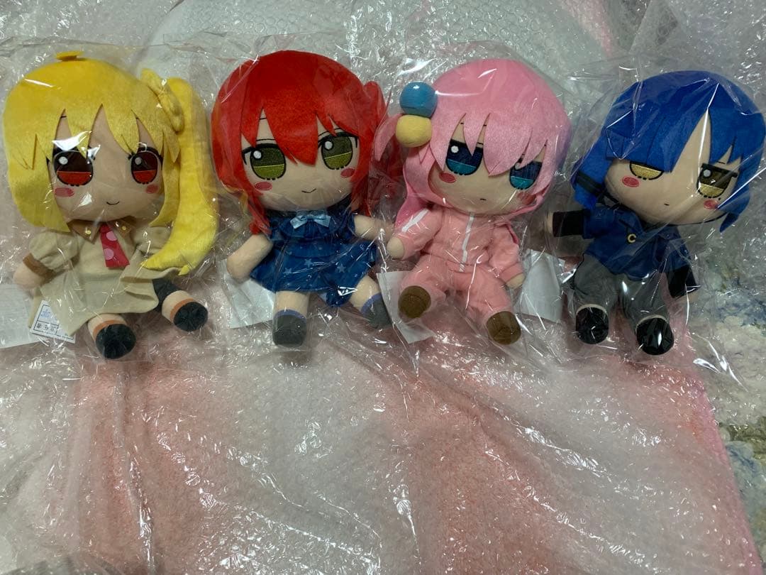 新品未開封 ふもふも ぬいぐるみ ぼっち・ざ・ろっく！ 4体セット