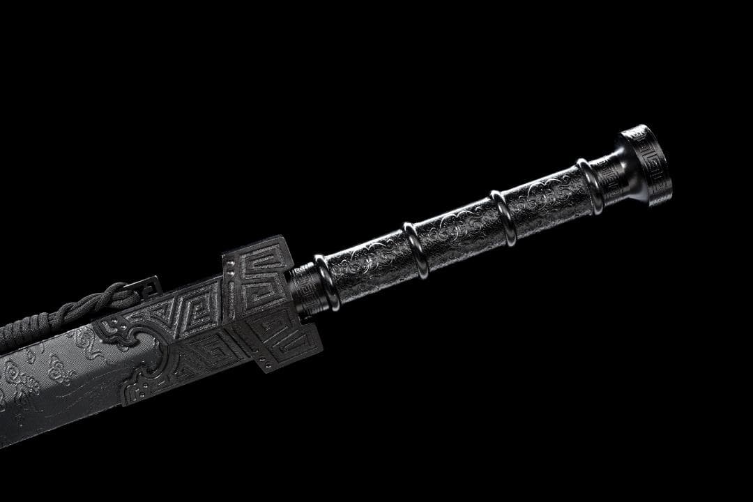 中華武術 刃长73 cm 漢剣・模造刀・模擬刀 練習 武具 【品名】：『龍淵剣』