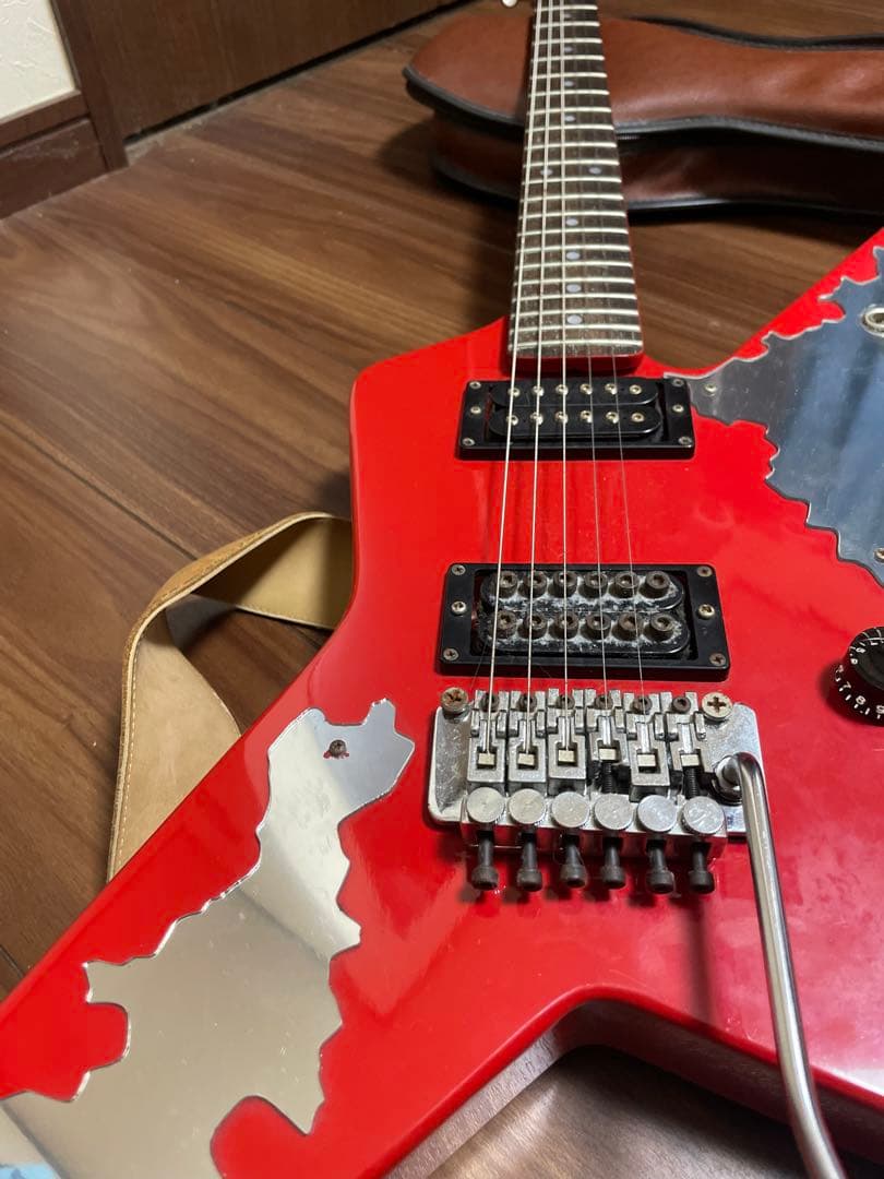 ランダムスター　ノーブランド　ビンテージ　ケース付き　ギター