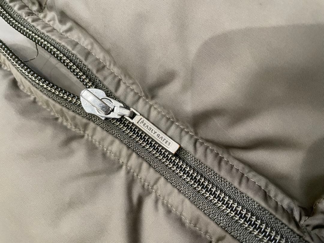 パーリーゲイツ　サイズ4 チャコール　ダウンジャケット　美品