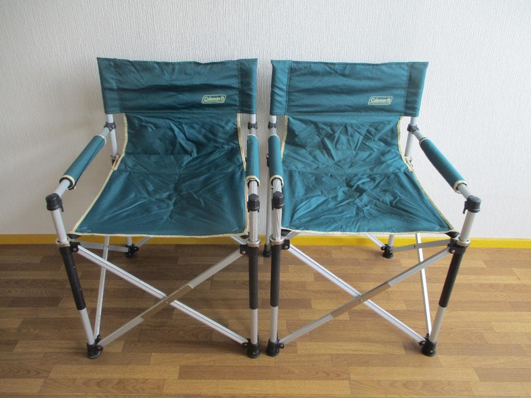 Coleman コールマン スリムキャプテンチェア グリーン 2脚セット