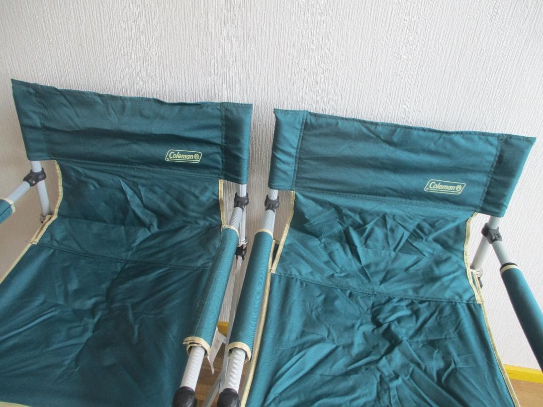 Coleman コールマン スリムキャプテンチェア グリーン 2脚セット