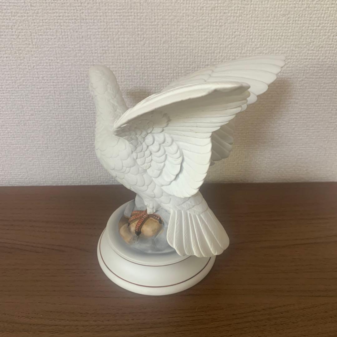 ハト　置物　鳩　陶磁器　日本製　White Dove by Andrea 現状品