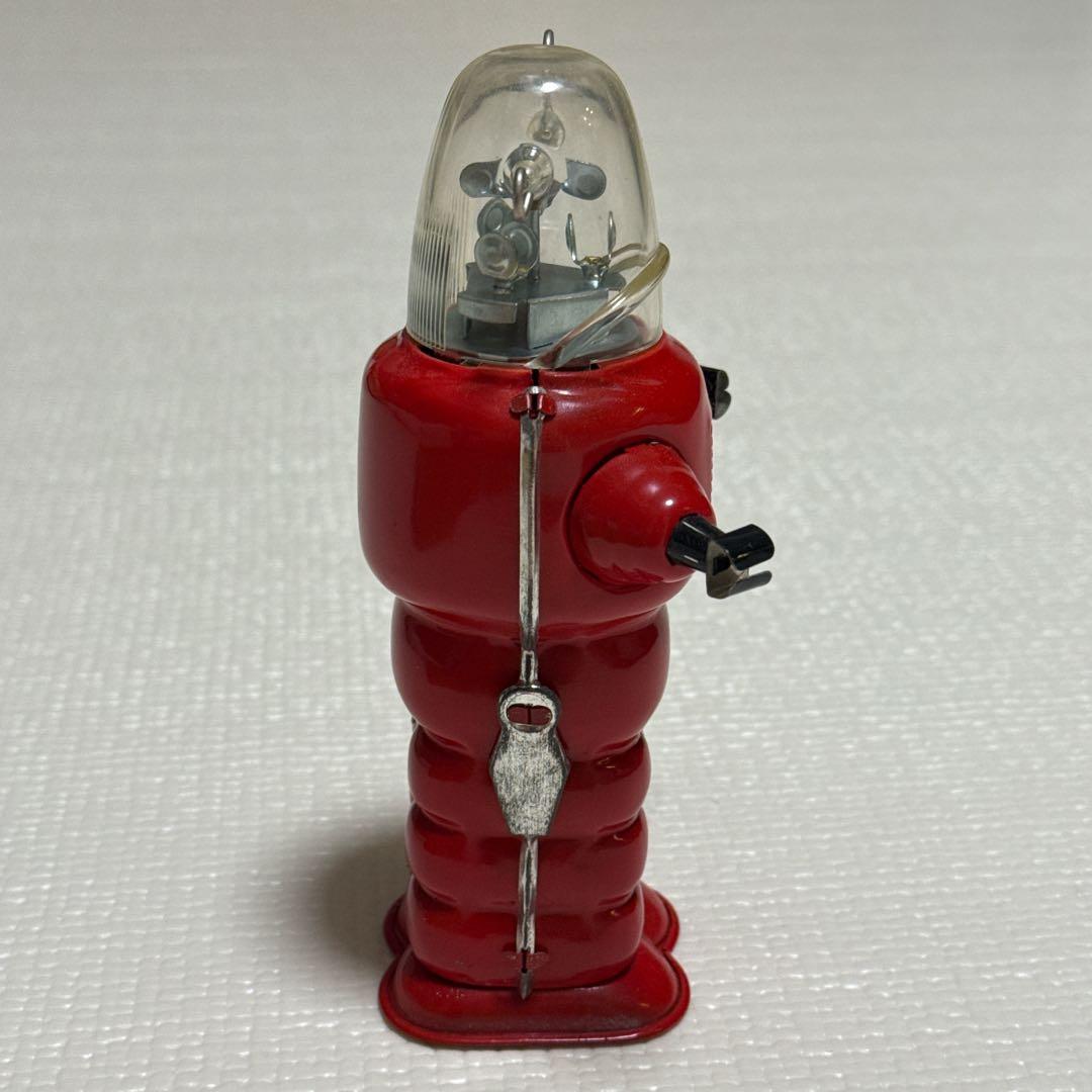 ロボット スペーストルーパー 赤　ブリキロボット