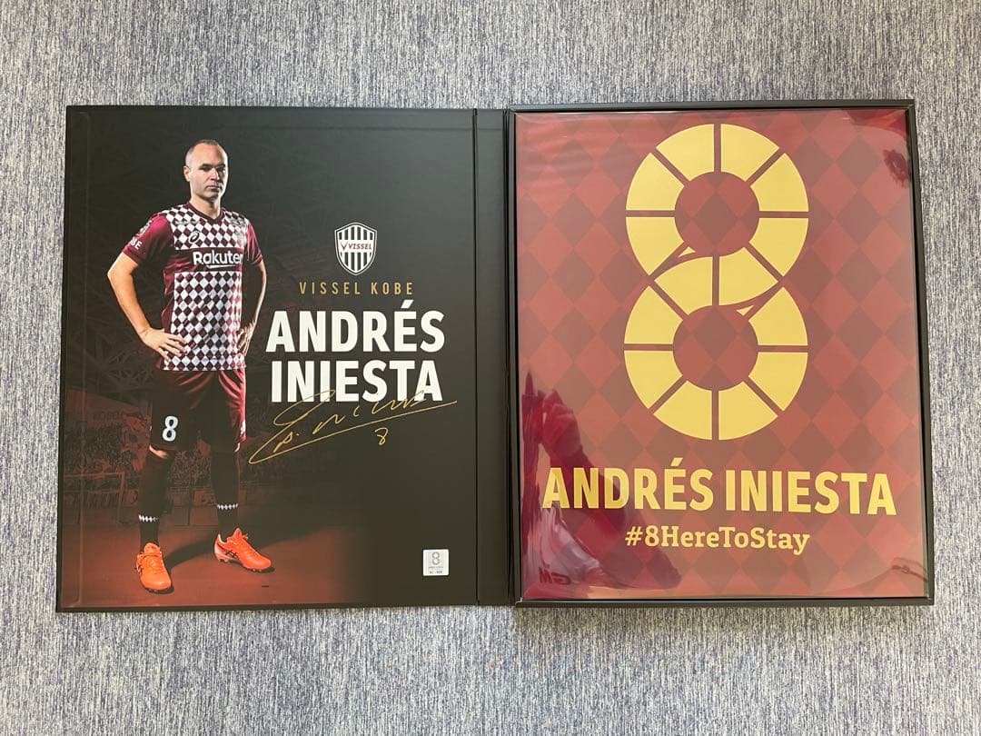 ヴィッセル神戸　イニエスタ　契約延長記念シリアルNO入りBOX