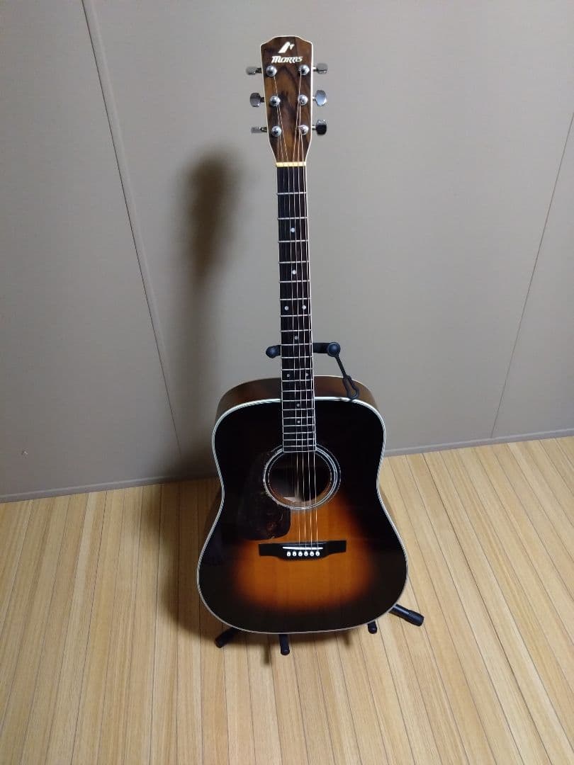 モーリス、アコースティックギターレフティM653LH TSバースト
