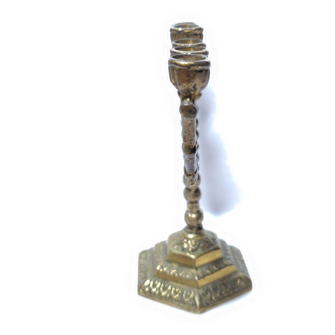 ✨ユダヤ教✨燭台★メノーラー★7枝★イスラエル★キャンドルスタンド★アンティーク