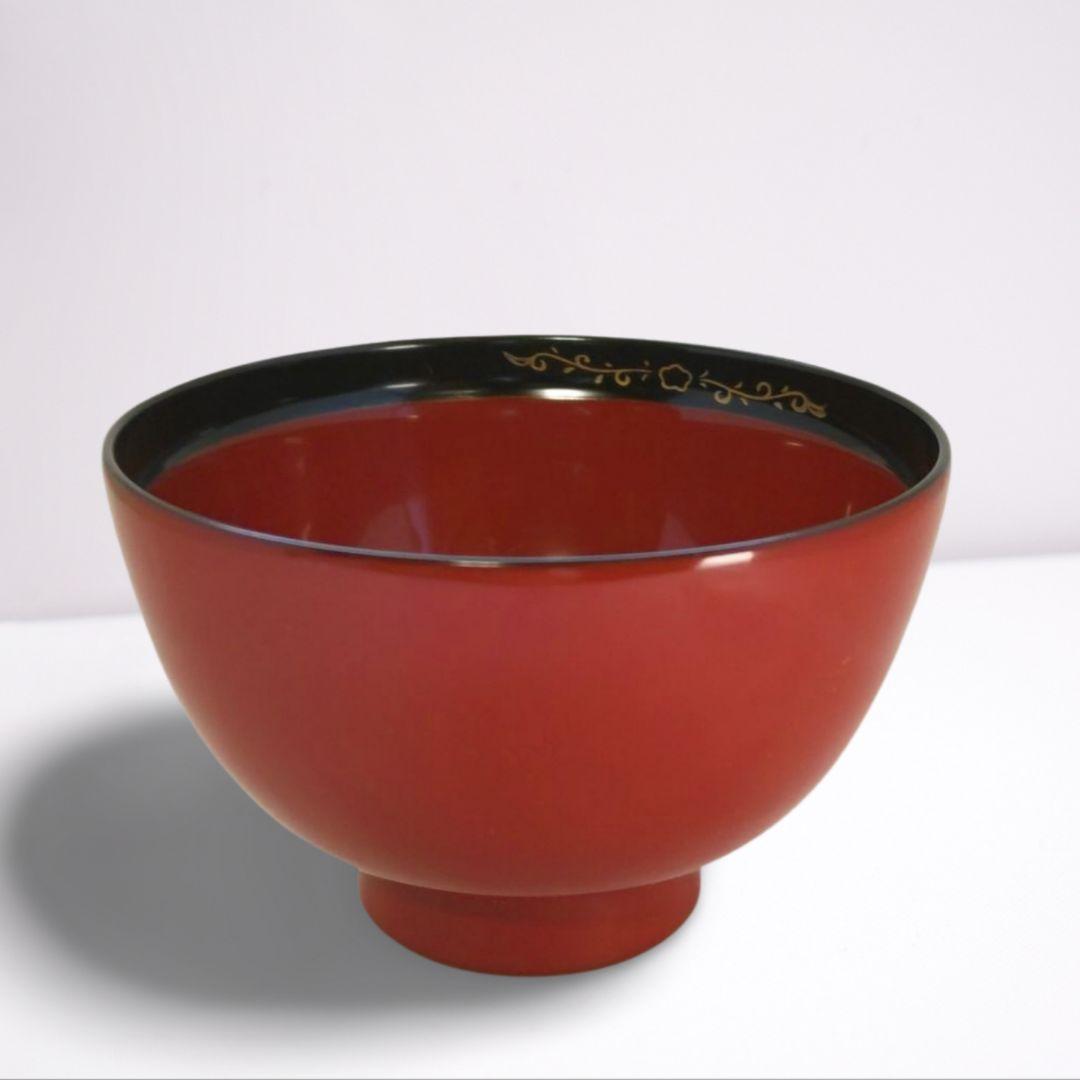 輪島塗 漆器 赤黒10客 汁椀 吸物椀 雑煮椀 和食器【新品、未使用品】