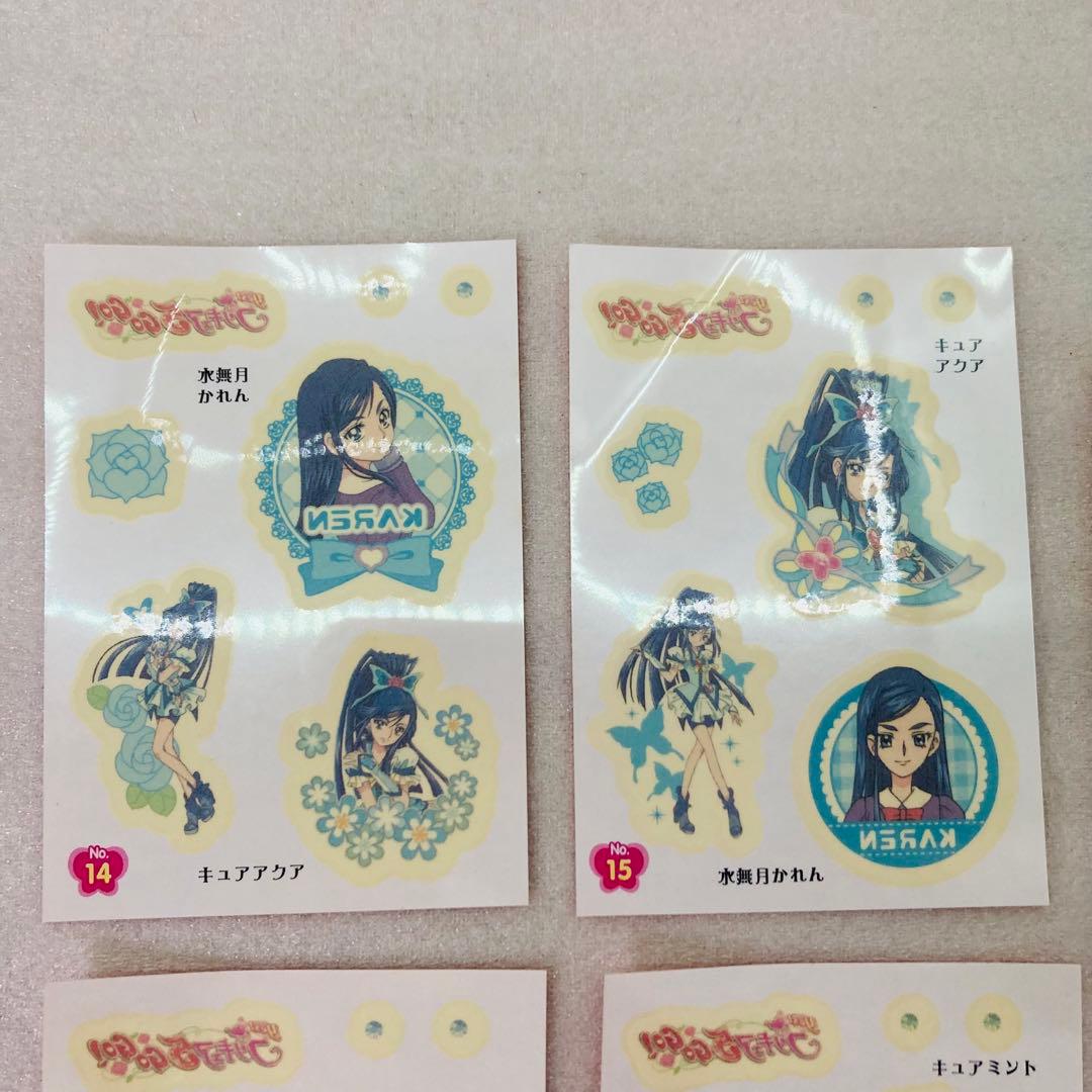 【ほぼ未開封★16点】プリキュア5 GOGO!　みずピタシール　プリキュア　P3