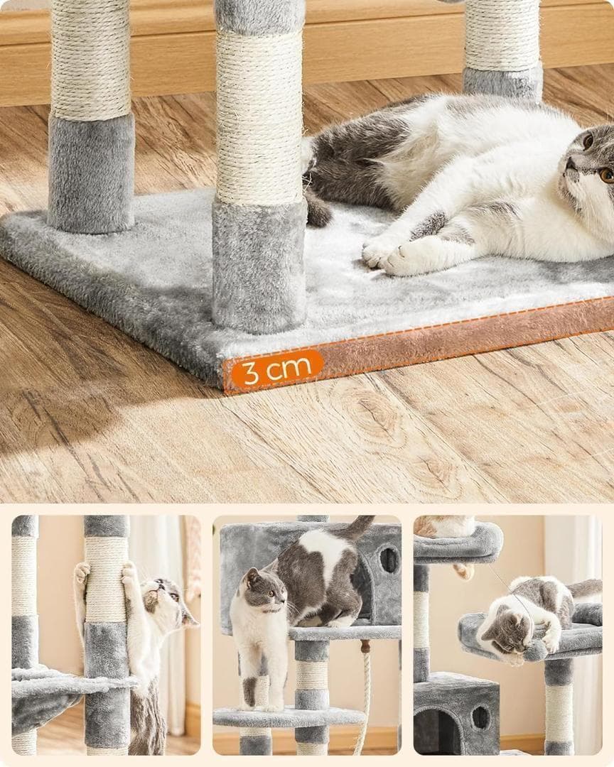 【M2521-94-62】キャットタワー 大型猫用 猫タワー　耐荷重20kg