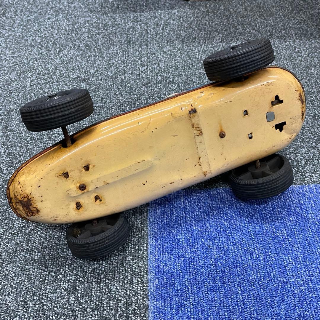 当時物　正義を愛する者　月光仮面　レースカー　ブリキ　希少