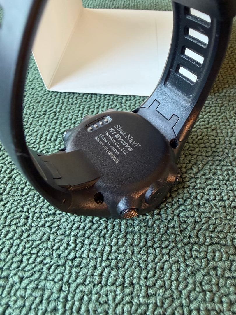 Shot Navi W1 Evolve ブラック ゴルフGPSウォッチ