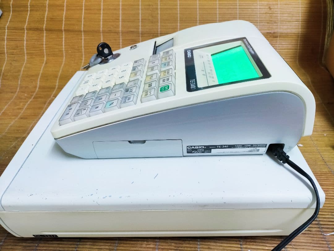 カシオレジスター　TE-340/NL300　フル設定無料　000188