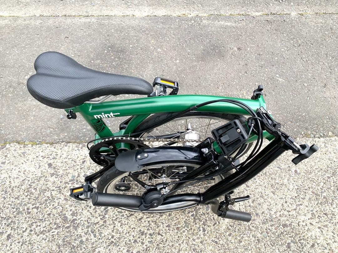 【美品】未使用品 即乘 折り畳み転車 PartsミニベロSRF3 内3速 16