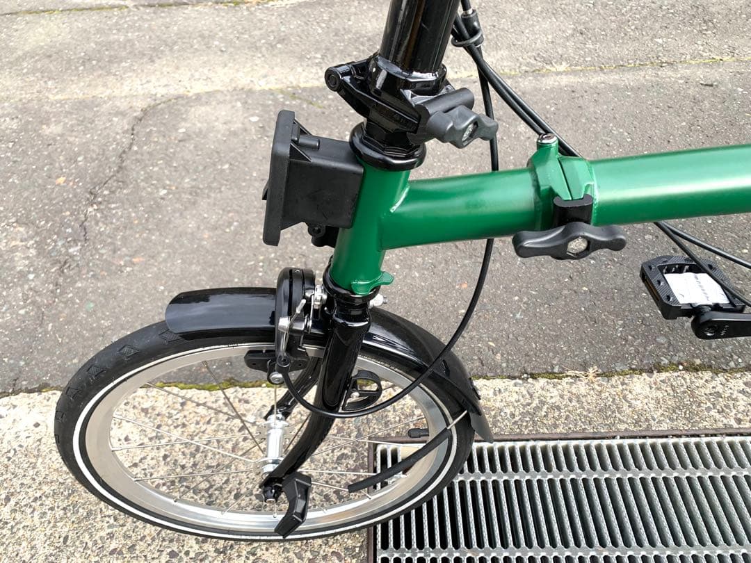 【美品】未使用品 即乘 折り畳み転車 PartsミニベロSRF3 内3速 16