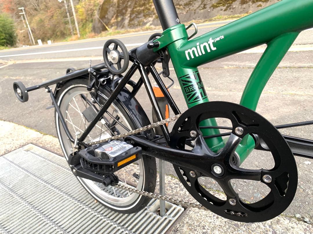 【美品】未使用品 即乘 折り畳み転車 PartsミニベロSRF3 内3速 16