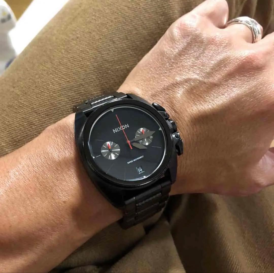 美品 NIXON ニクソン THE ANTHEM CHRONO アンセム クロノ