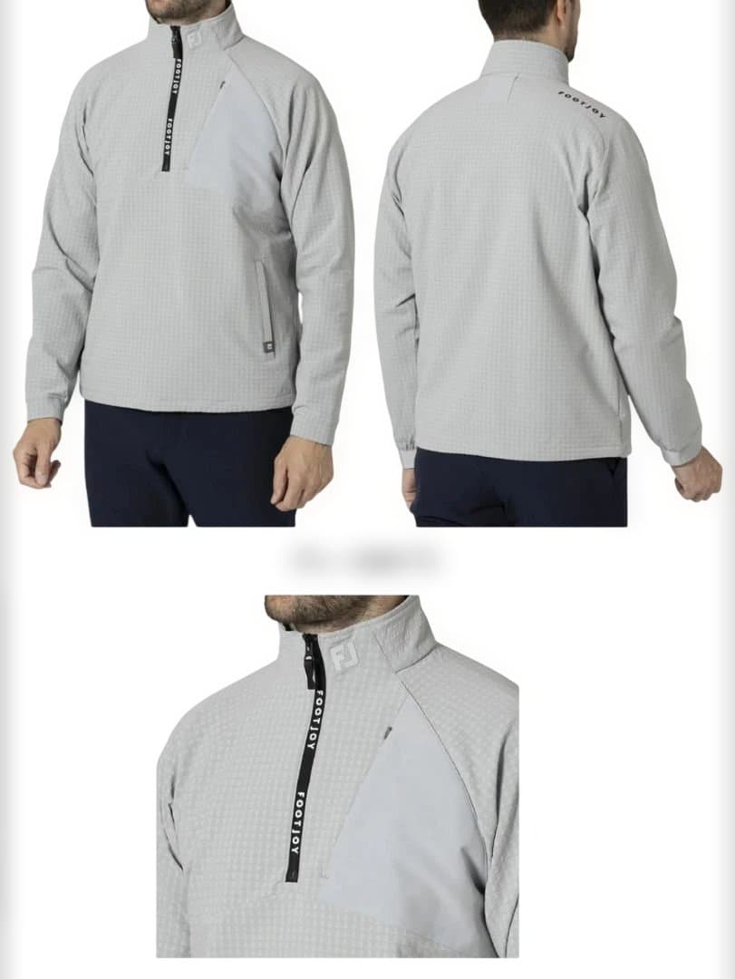 【未使用】FOOTJOY撥水ストレッチ 裏起毛 ハーフジャケット ゴルフウェア