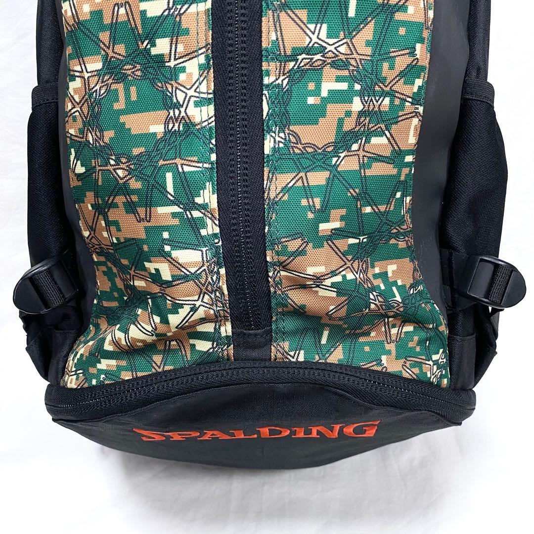 極美品✨SPALDING スポルディング バスケットボール リュック 迷彩
