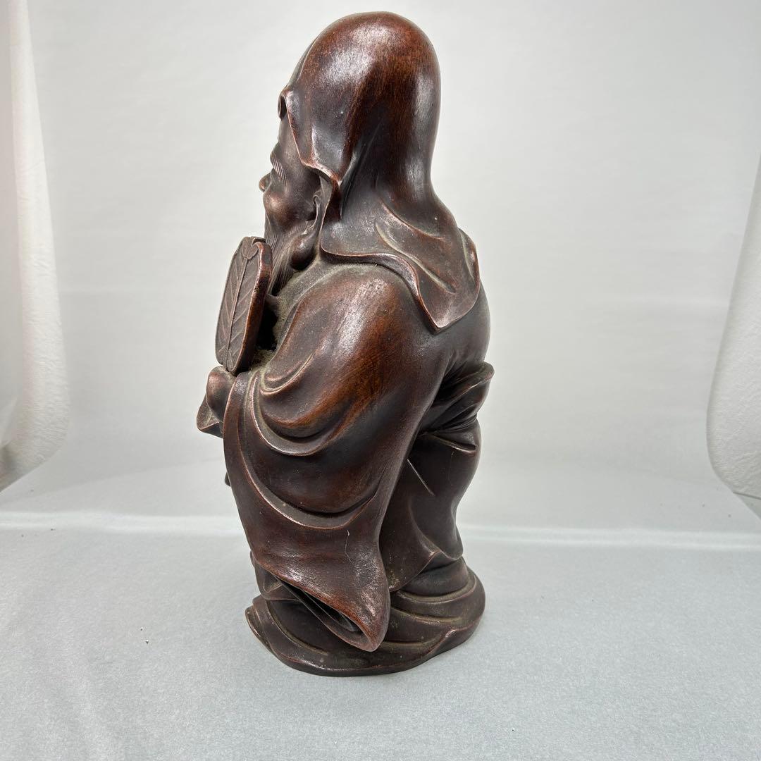 桃蹊堂造 福禄寿 約18cm 七福神 縁起物 伝統工芸品 置物