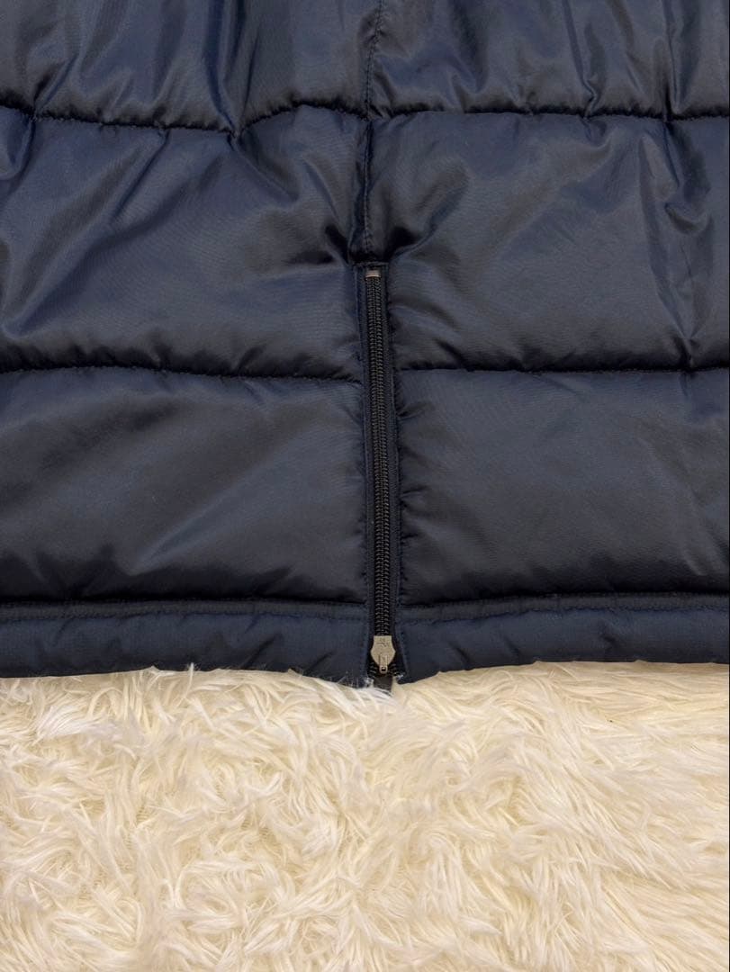 NIKE ベンチコート ネイビー L 中綿 肉厚 フード着脱　2way