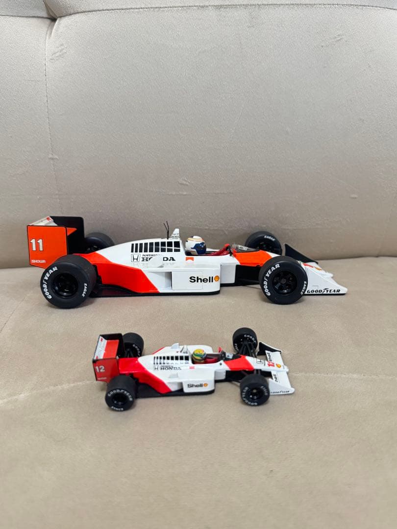 F1 1/18・1/43 アイルトンセナ ミニカー セット