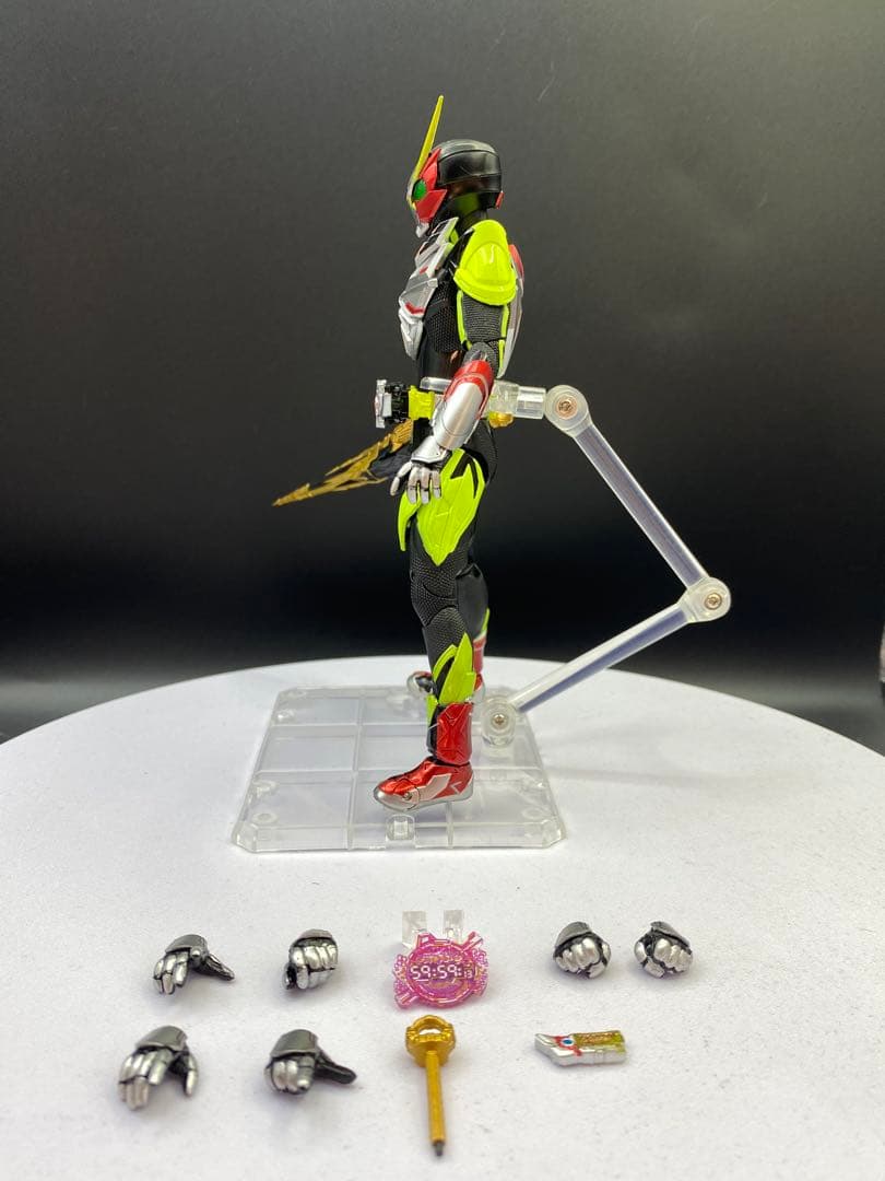 改造品 S.H.Figuarts 仮面ライダーゼロスリー 発光.ver