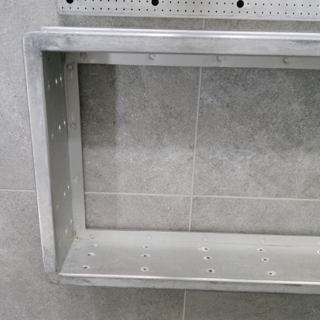 工業系　インダストリアル　アルミケース　6段セット　スタッキング　シルバー