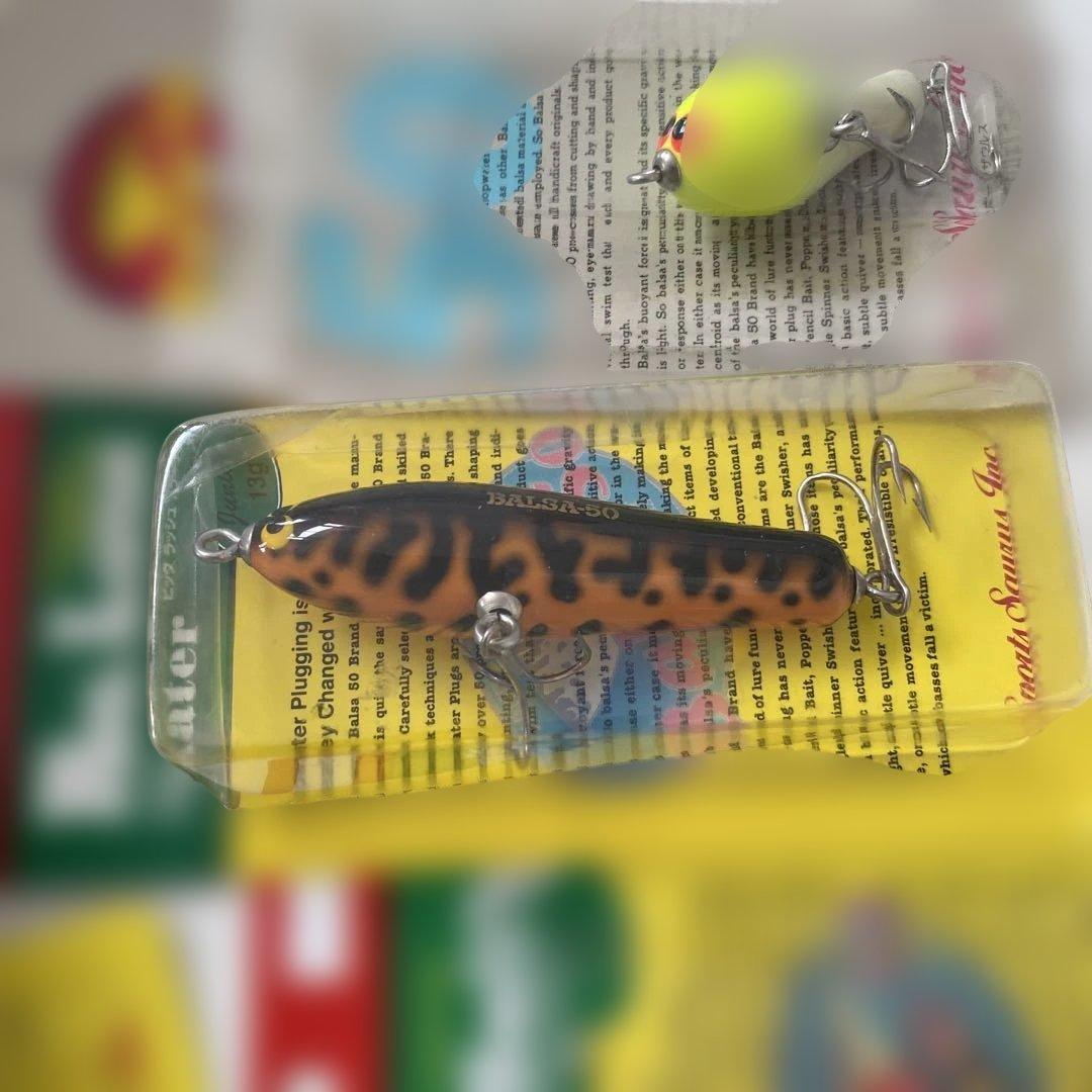 オールド　バルサ50 トップウォーター７個セット未使用