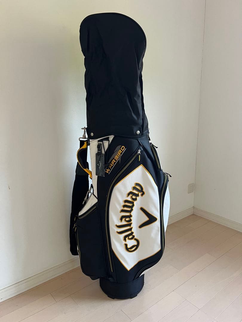 Callaway Warbird キャディバッグ 黒白 ヘッドカバー付き