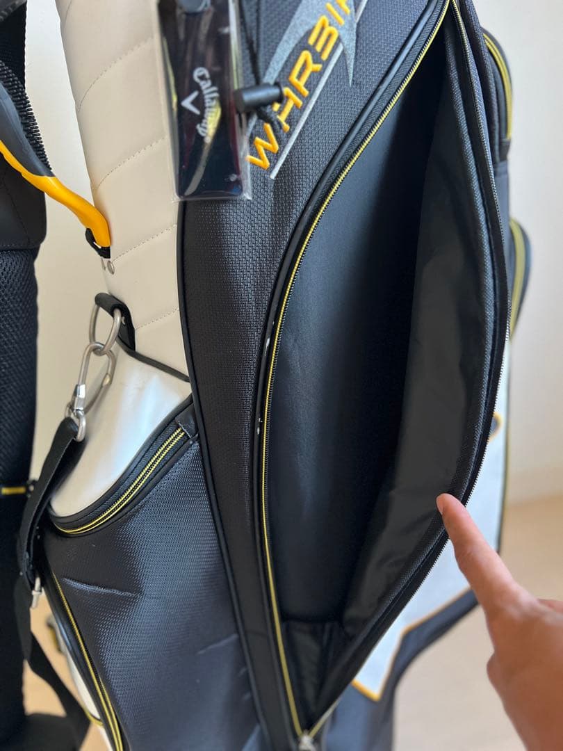 Callaway Warbird キャディバッグ 黒白 ヘッドカバー付き