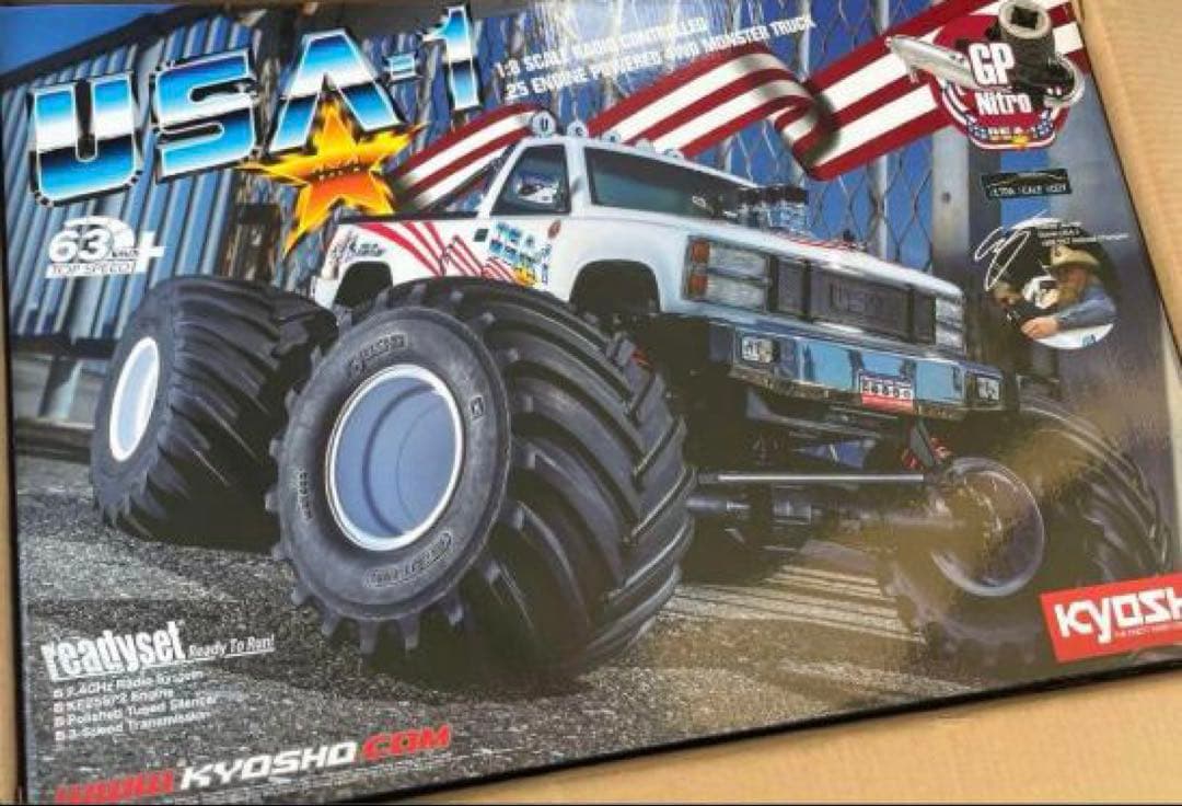 京商 1/8 GP モンスタートラック USA-1 エンジンカー ラジコン