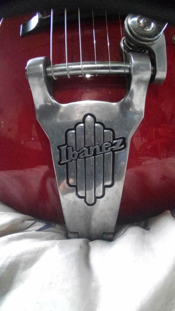 Ibanez アーチトップギター 赤