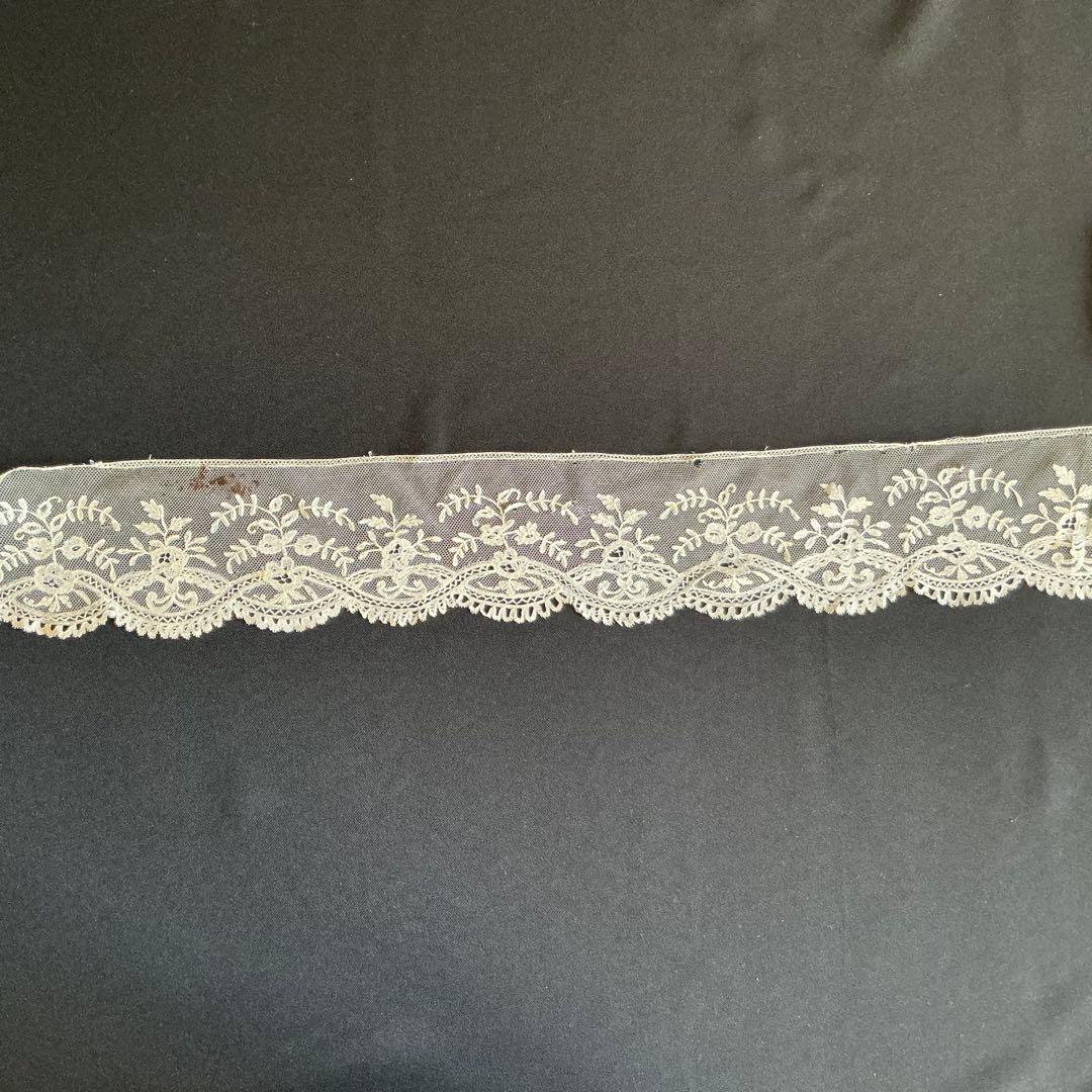 【３】ベルギーアンティーク　手仕事　ブリュッセル　デュシェスレース　ハンドメイド