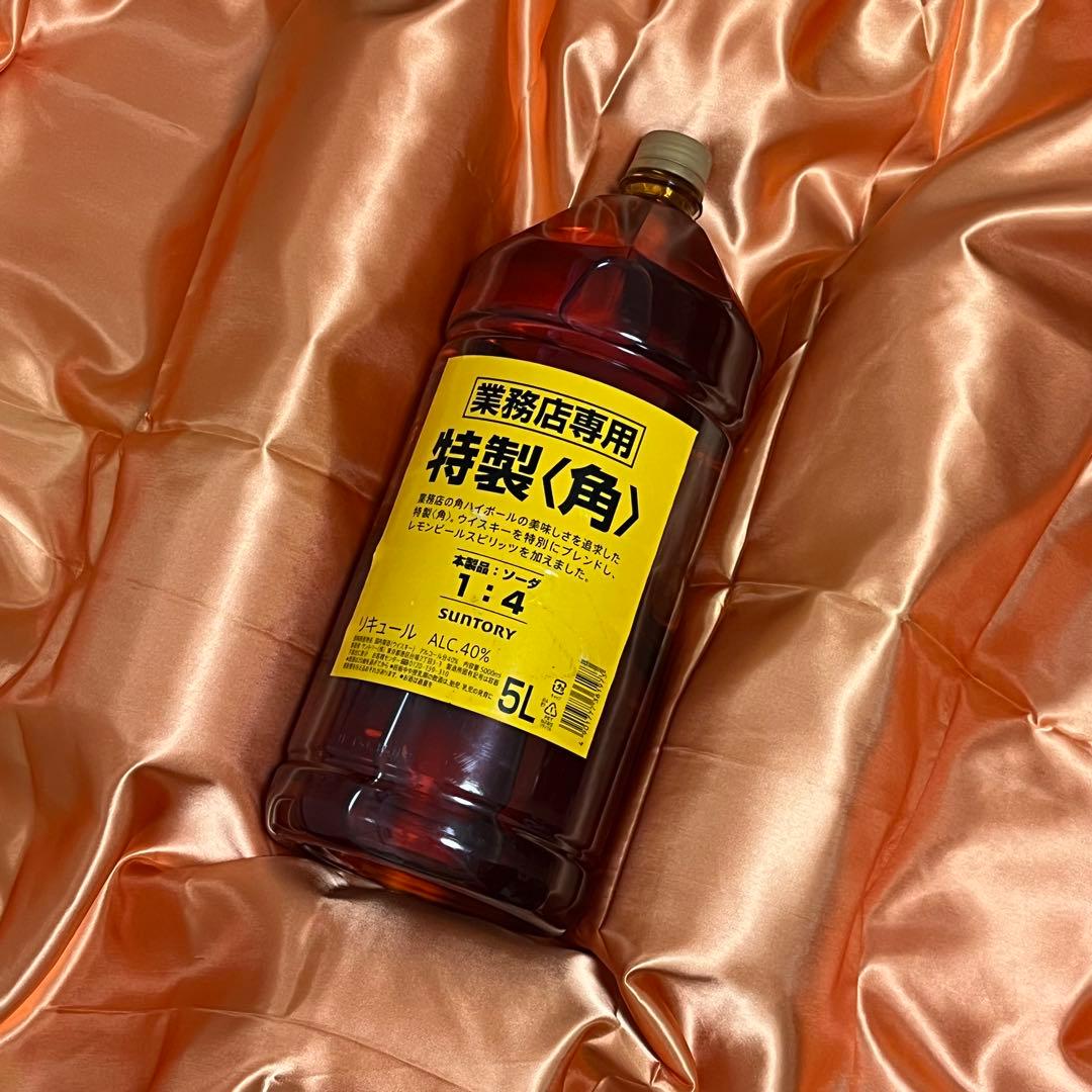 値下げ中❗️特製〈角〉ウイスキー 5L アルコール40%
