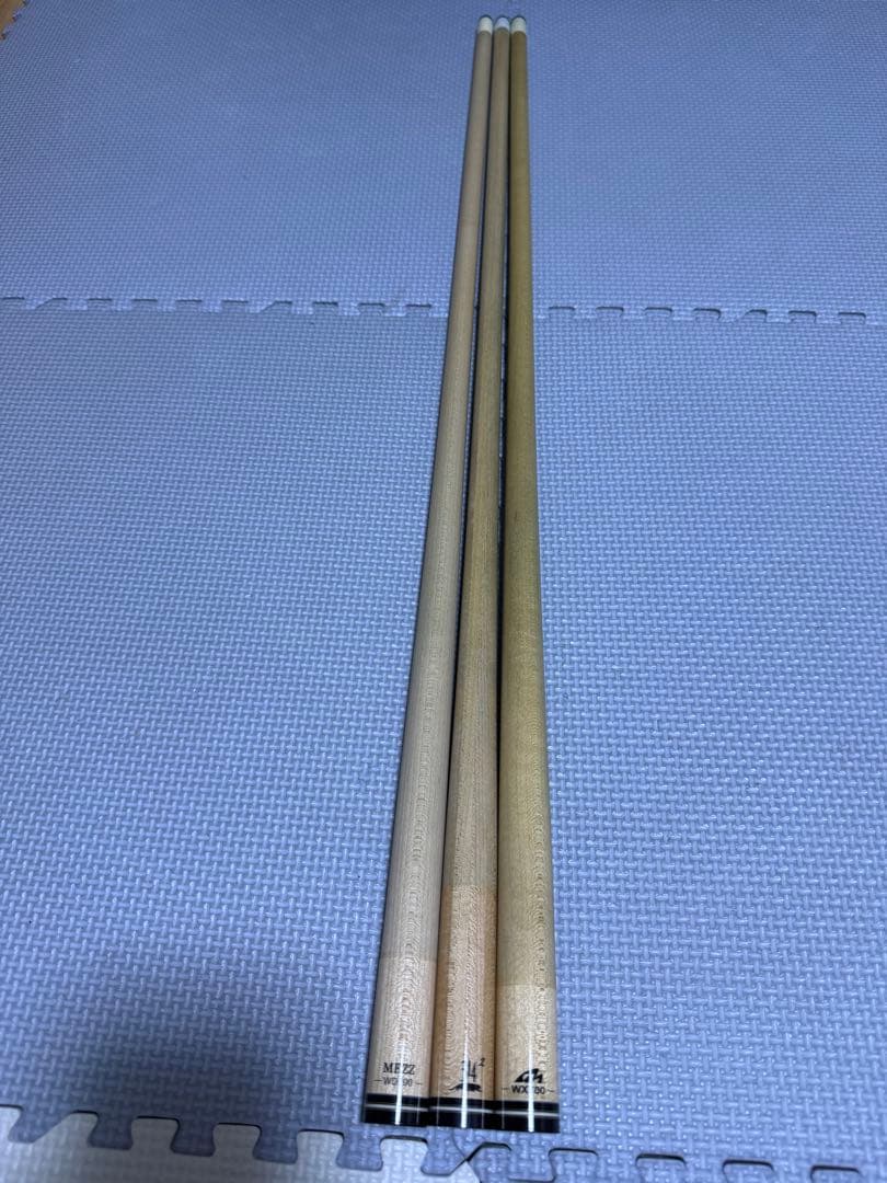 ★ビリヤードシャフト3本★WAVY ジョイント★