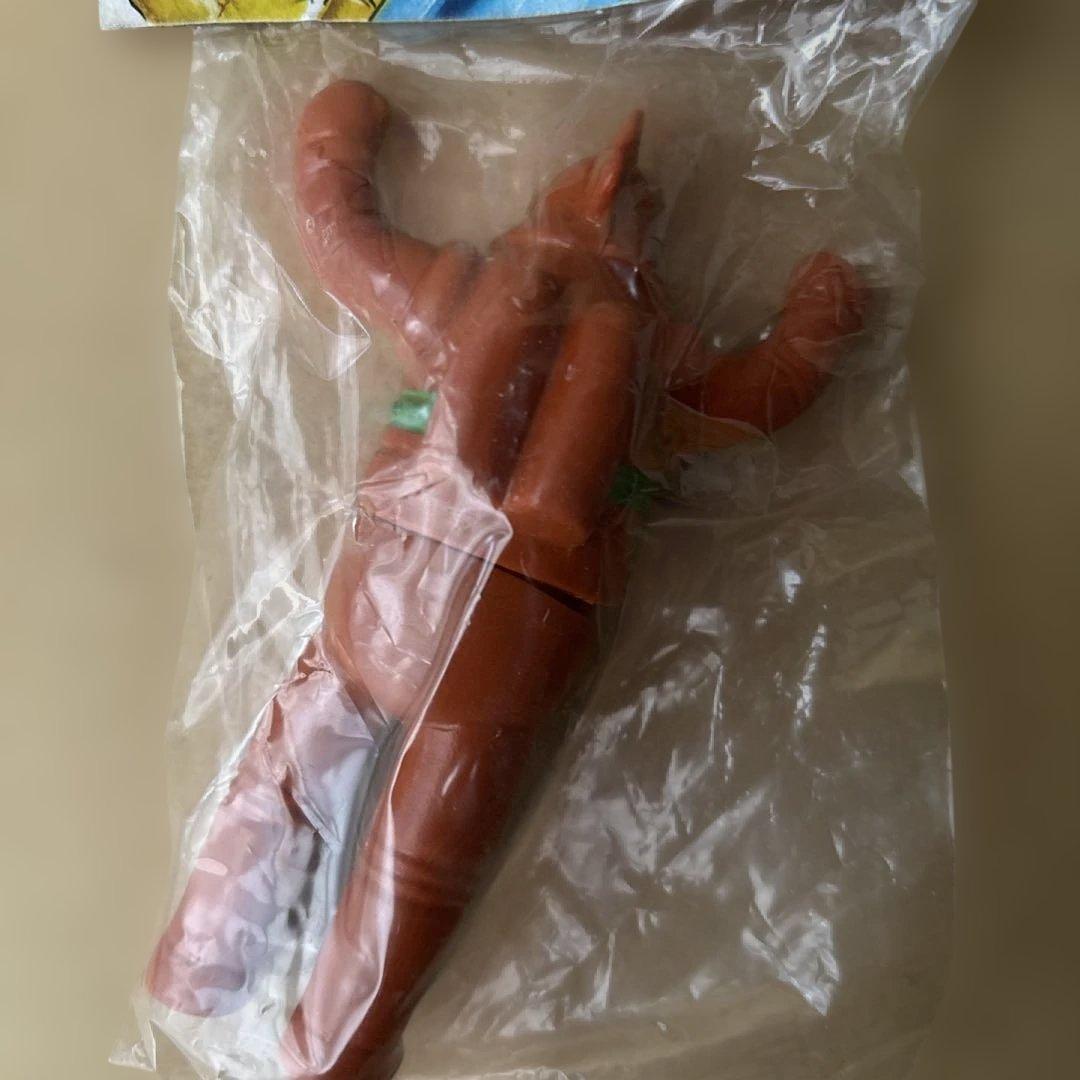 【未開封品】年代物 ブルマァクの怪獣シリーズ 鉄人28号 ソフビ フィギュア ②