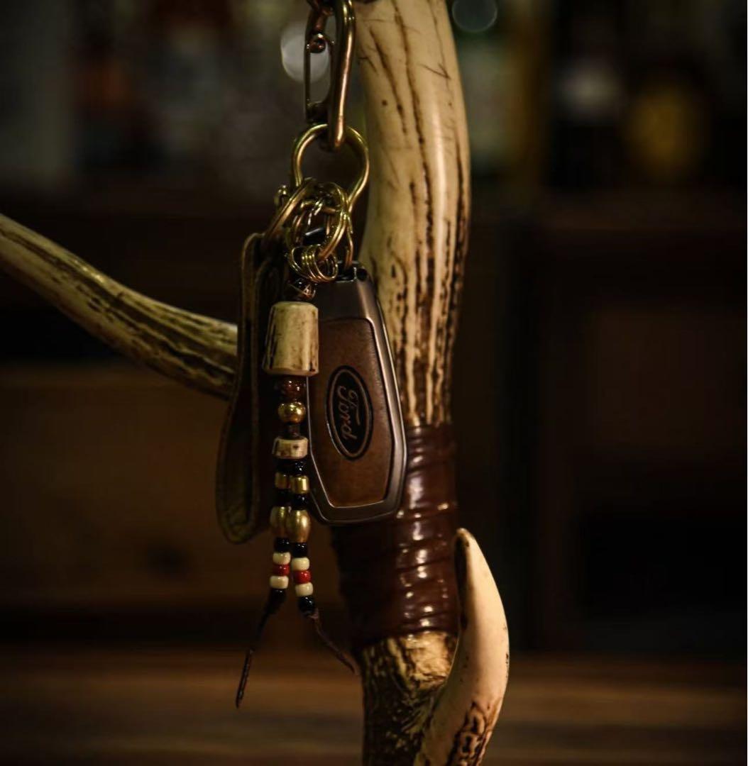 MOLD'S限定 old mountain DEER HORN KEYRING\"
