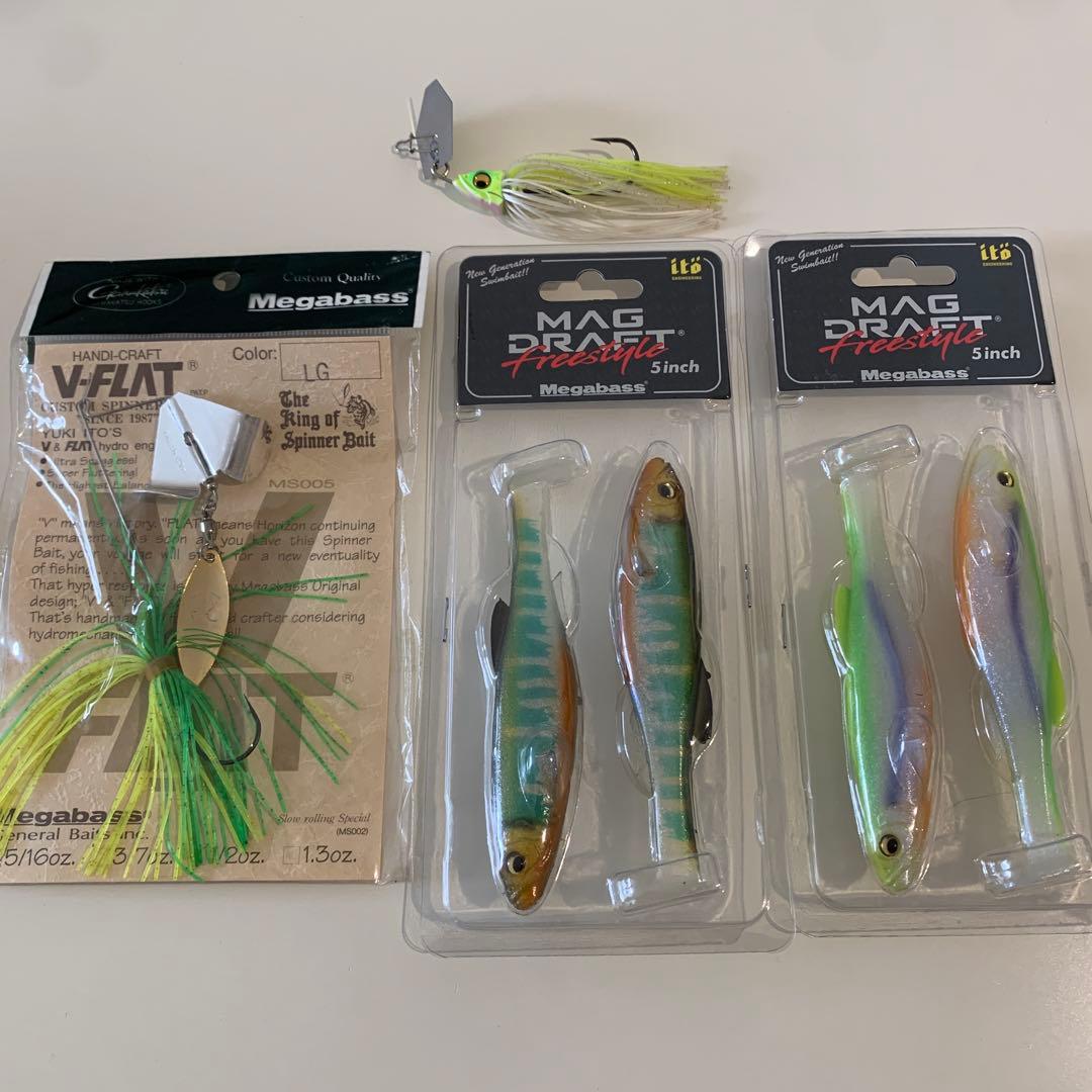 メガバス　ジャイアントドッグX プロップダーター　x-80 他　バス釣り引退