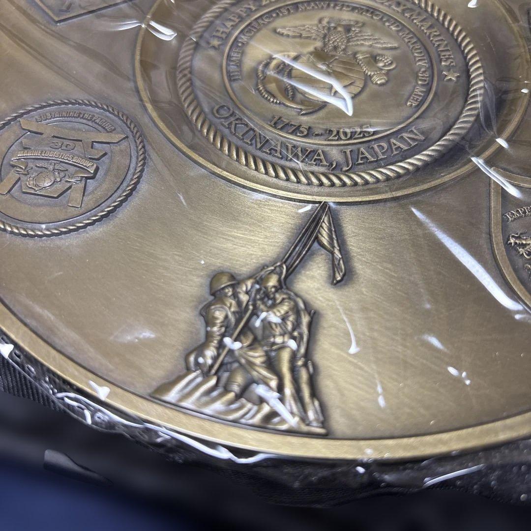 250th Marine Corps Birthday 米海兵隊誕生記念プレート