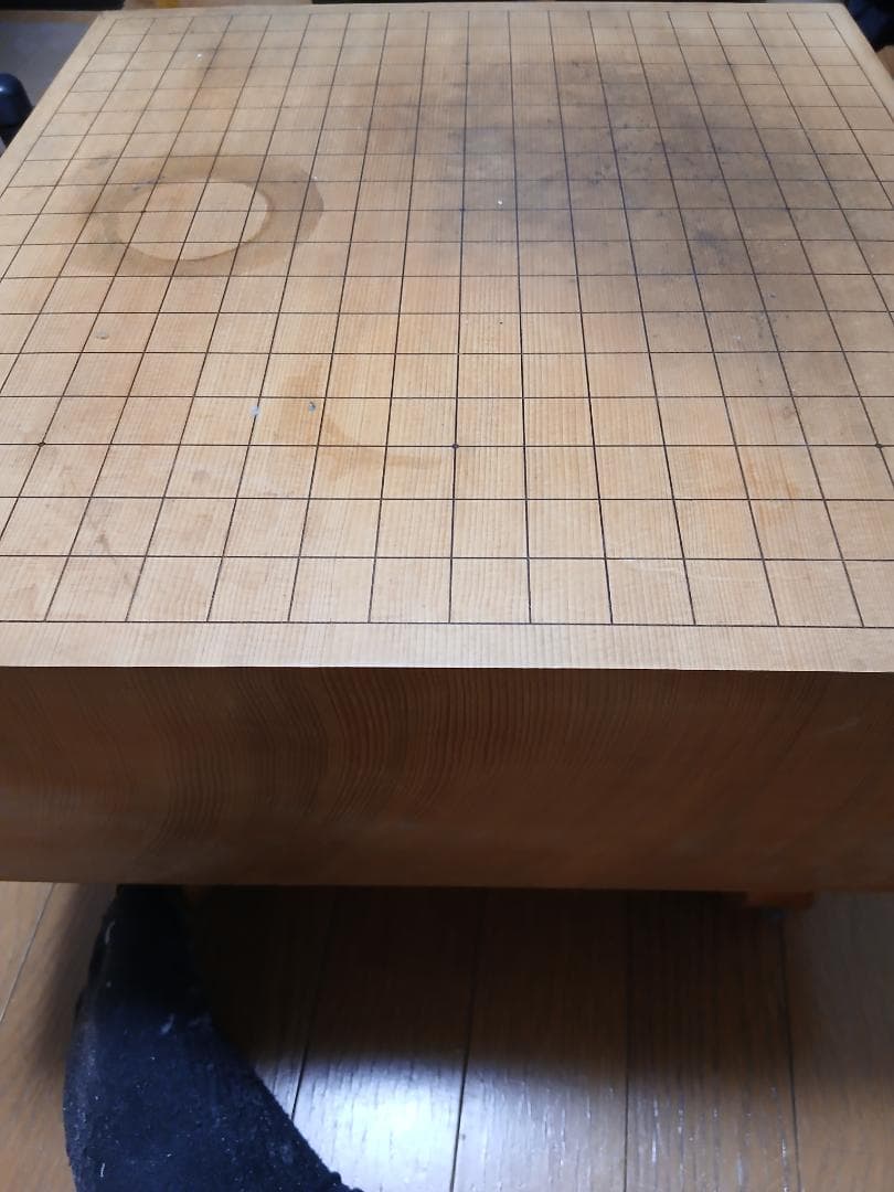囲碁盤　脚付き　榧（かや）　碁石セット