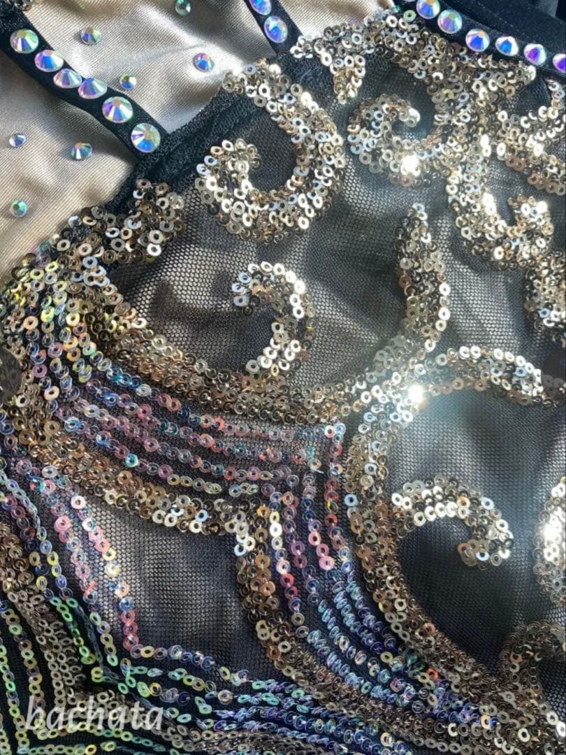 ベリーダンス衣装 黒✖️ゴールド