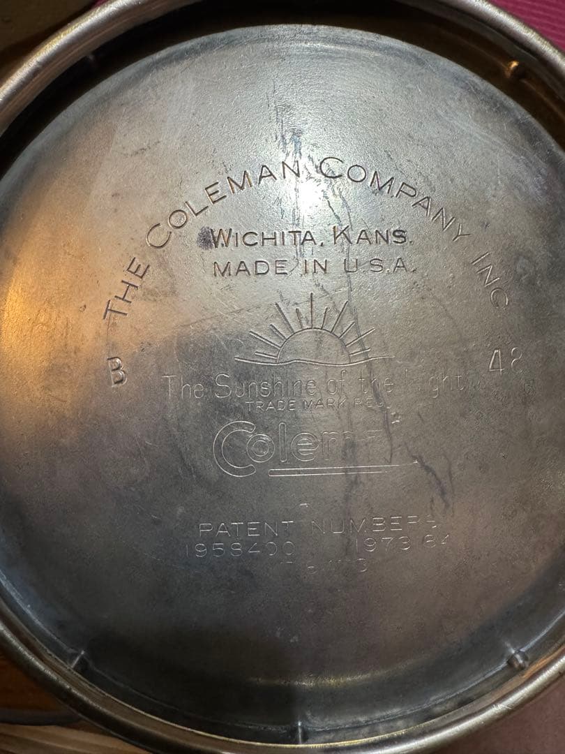Coleman ツーマントルランタン　228D レストア品