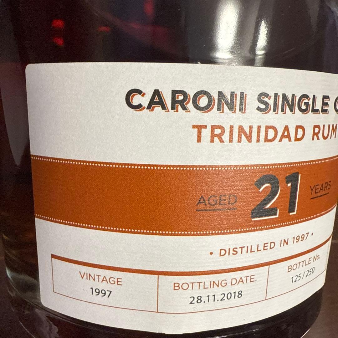【250本限定】カロニ　シングルカスク　トリニダッド　ラム　ダビドフ