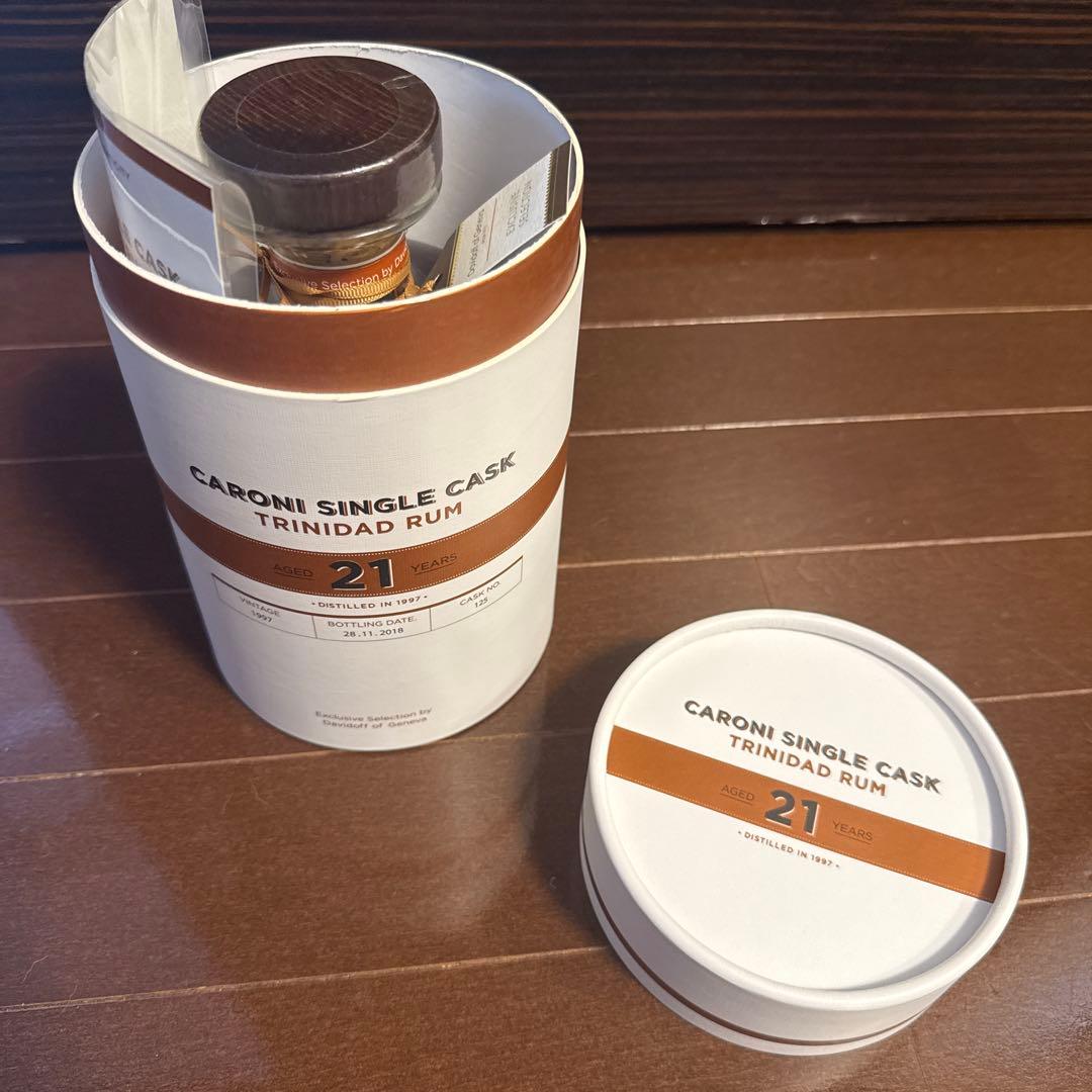 【250本限定】カロニ　シングルカスク　トリニダッド　ラム　ダビドフ