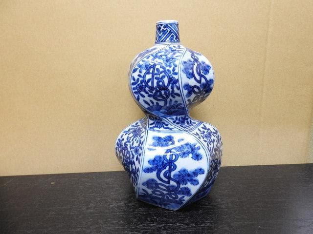 祥瑞剽徳利　源右衛門窯　共箱　MA427