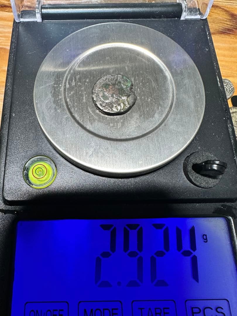 古代　約2200年前 ローマ共和政 デナリウス銀貨 女神ローマ 実物古銭